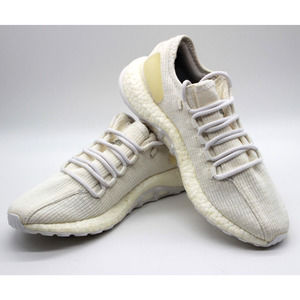 Adidas Mens Pureboost Clima BA9058 Gray/Off White Running Shoes Sneakers Size 9